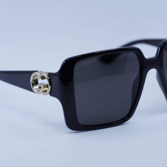 Exclusive Sale! Gucci GG1692S 001 Sunglasses - Black Frame, Grey Lenses
